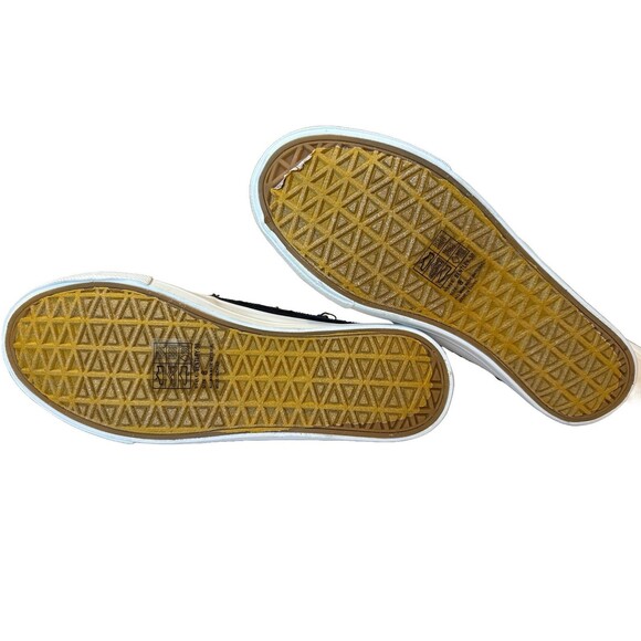 Yo Kii Bentley-30 Black Slip-On Sneakers Women’s 8 Distressed Canvas Casual Shoe - Picture 7 of 8